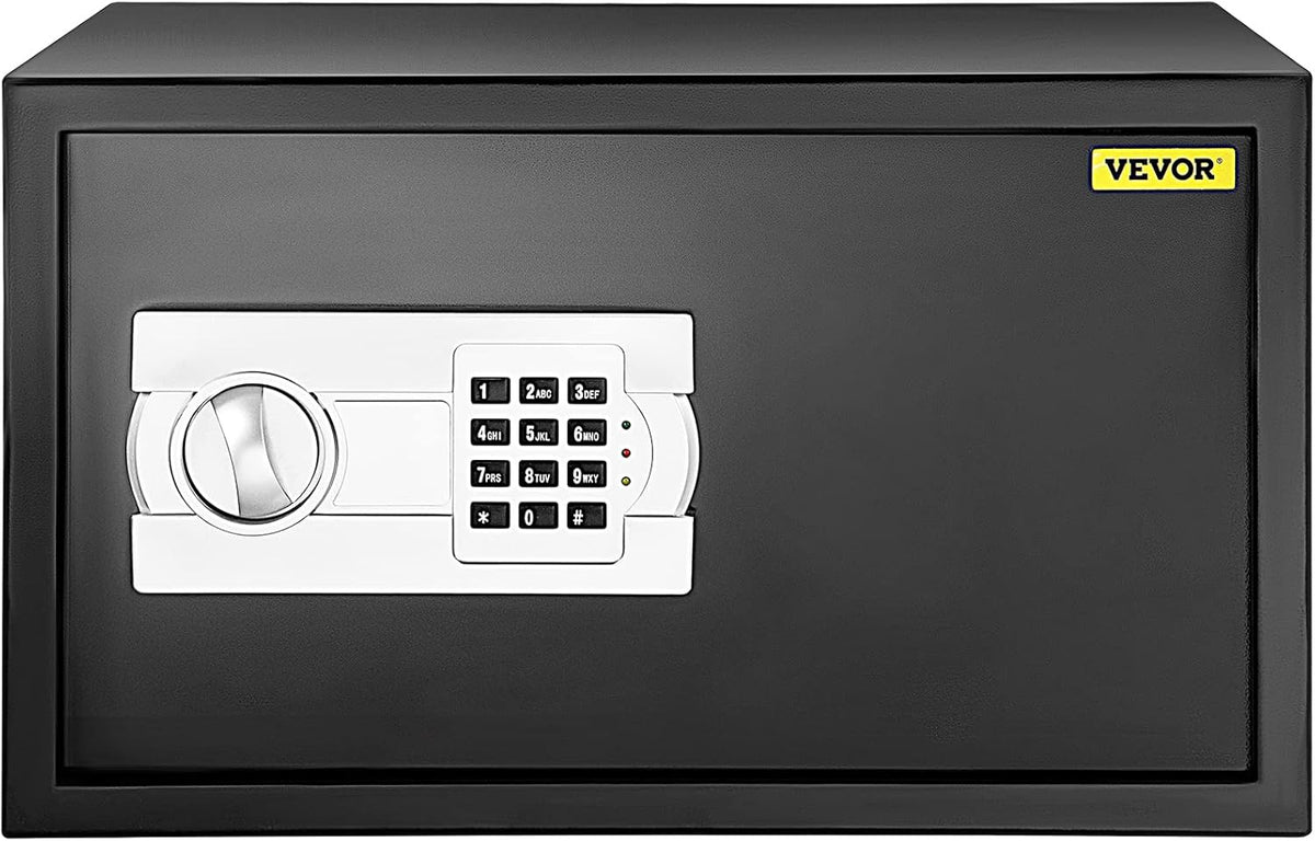0.8 Cubic Feet Carbon Steel Digital Safe Box with Two Keys O413