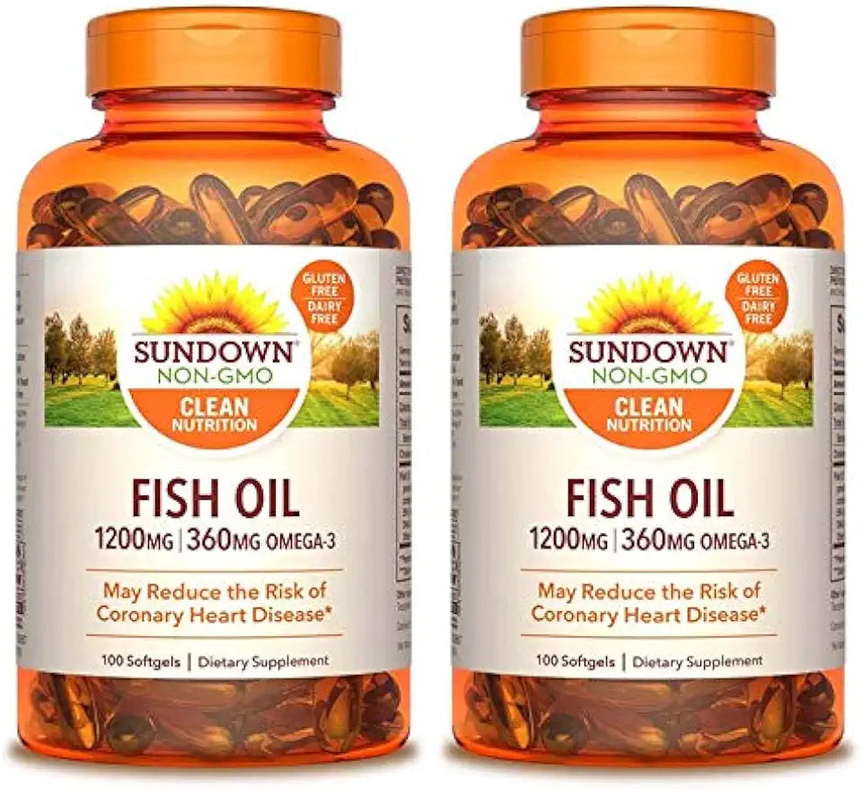 Fish Oil 1200 mg 100 Count Pack of 2 Q75207