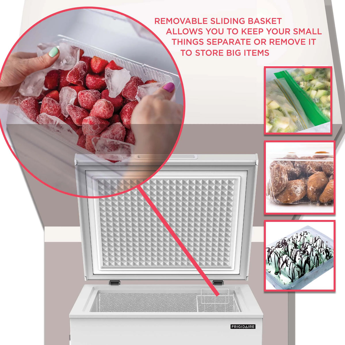 7.0 Cu. ft. White Chest Freezer Y55588