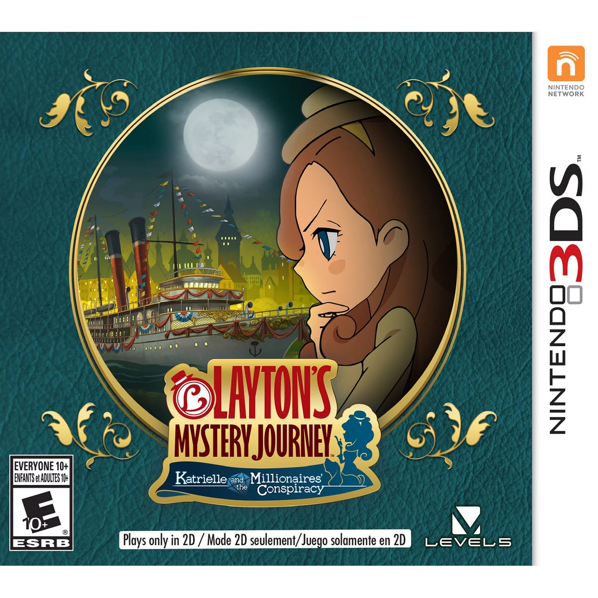 Layton Mystery Journey Kat & The Millionare Conspiracy Nintendo 3DS T3134