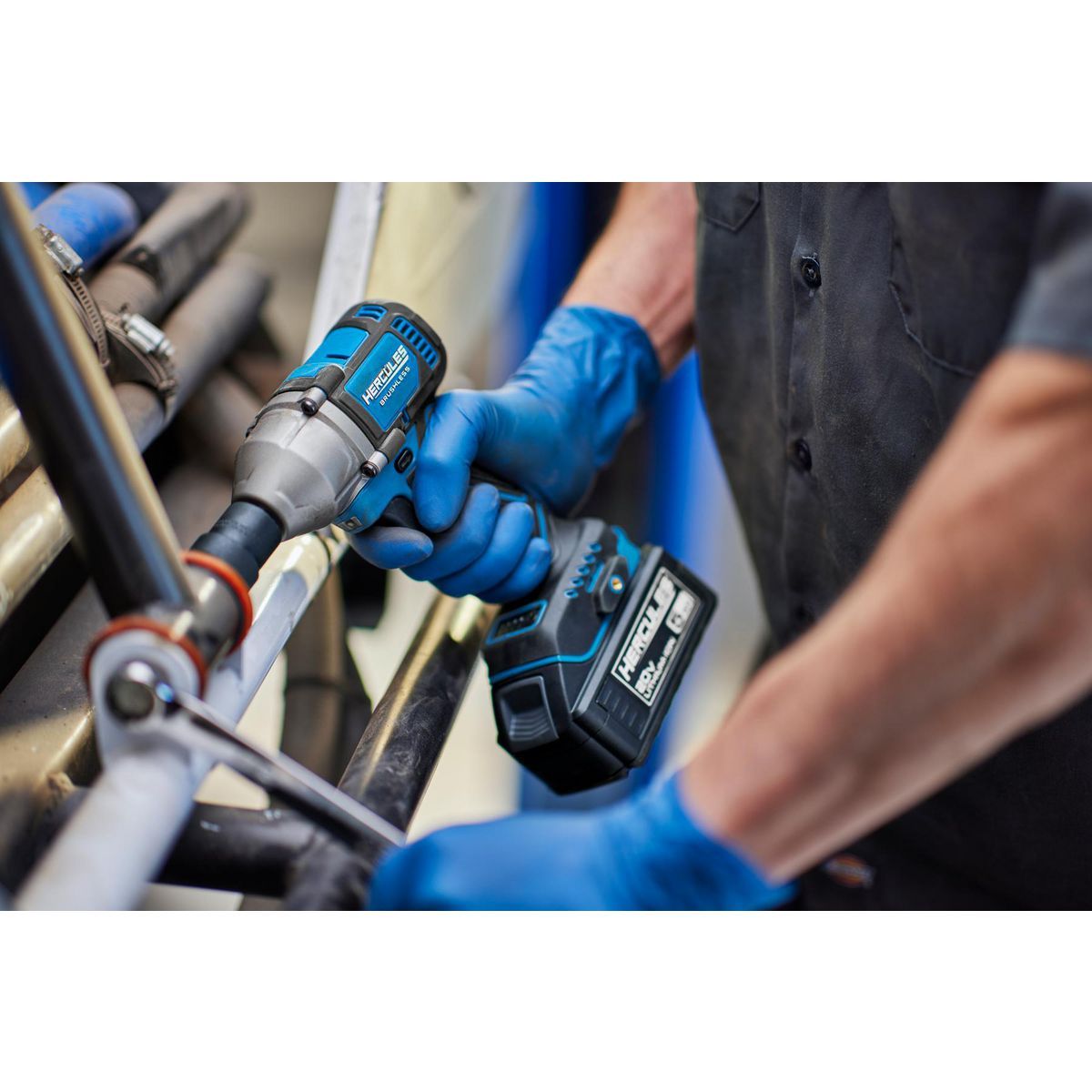 20V Brushless Cordless 1/2 in. Compact 4-Mode Impact Wrench with Friction Ring C409798