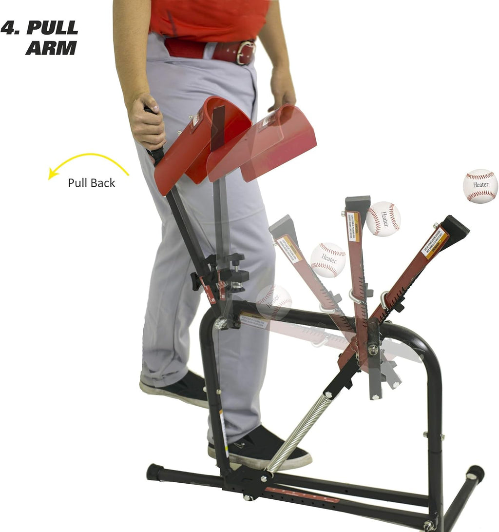 50 MPH Baseball & Softball Pitching Machine X407376