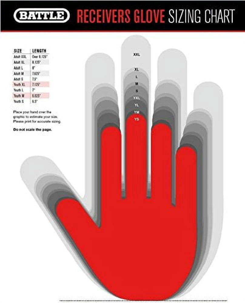 Football Gloves Large Black/White K64393