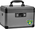 Medicine Lock Box with Lock Aluminum 12 Inch V4266