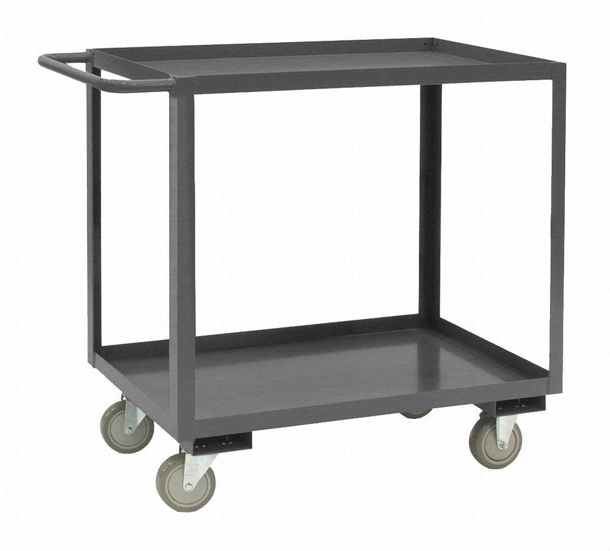 38 in. Rolling Service Cart Gray L3917