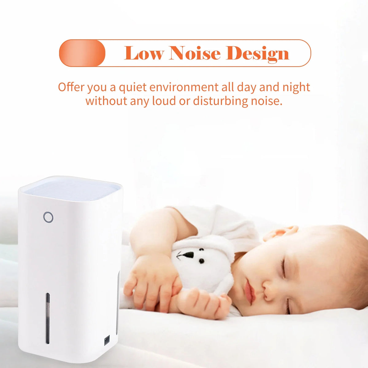 850mL Portable Dehumidifier with Auto-off U72343