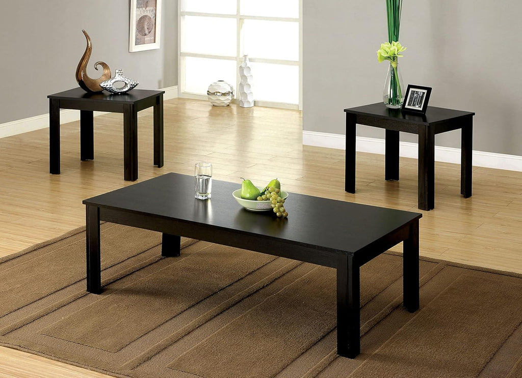 Black 3-Piece Accent Table Set P676304