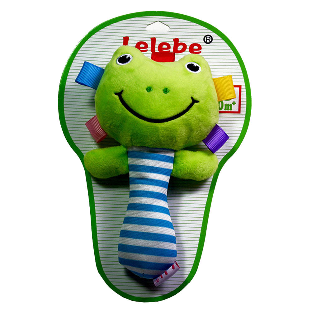 Frog Plush Rattle Toy for Infant X93786
