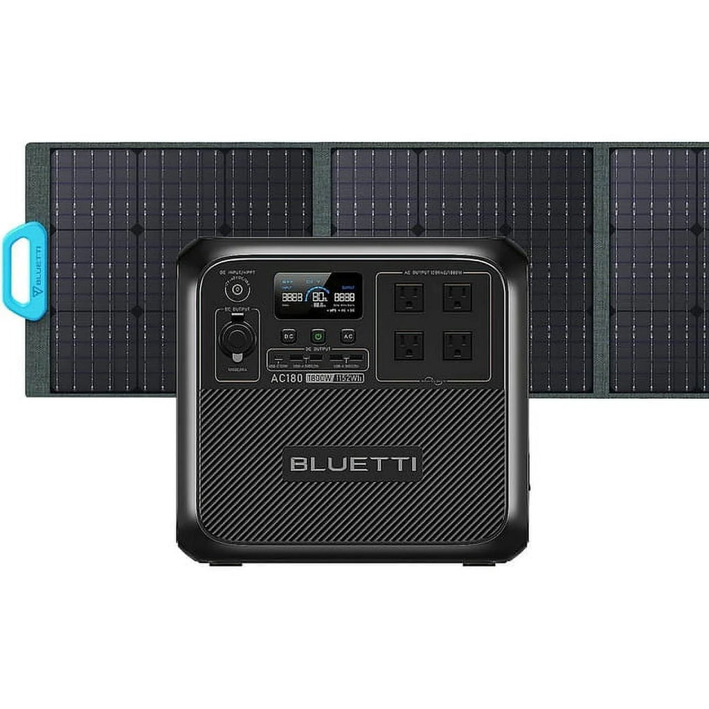 1152Wh LiFePO4 Portable Power Station with 200W Solar Panel Y6316