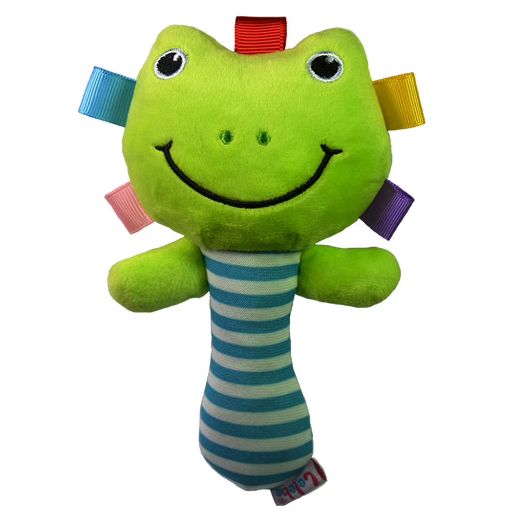 Frog Plush Rattle Toy for Infant X93786
