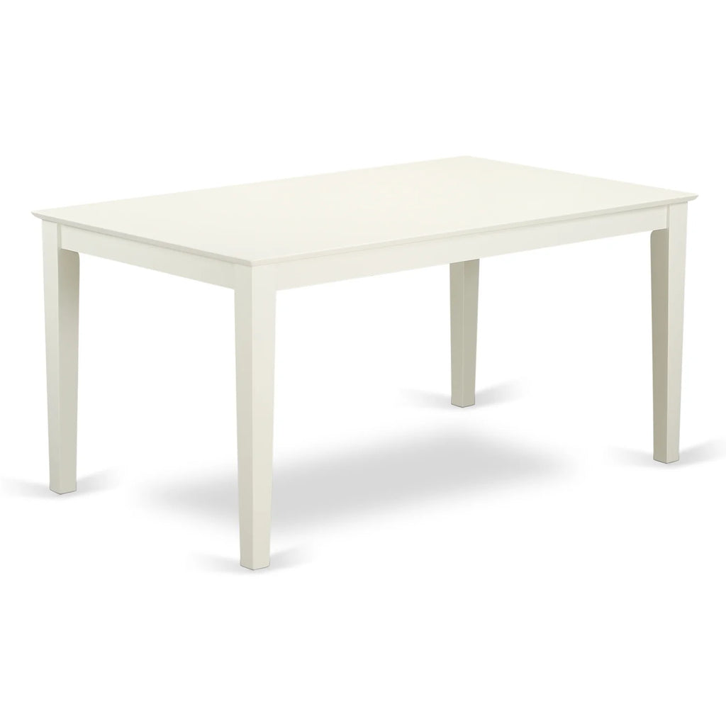 7Pc Rectangle 60" Dining Table And 6 Parson Chair Q818