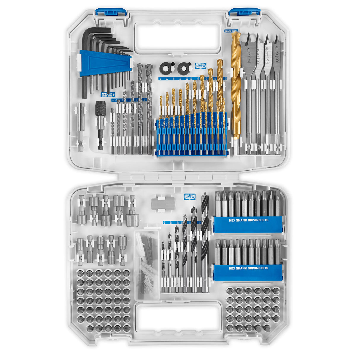 200-Piece Assorted Drill and Drive Bit Set with Storage Case V308