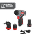 12V Max Lithium-Ion 3-in-1 Multi-Head Power Drill Set with Battery and Charger I716