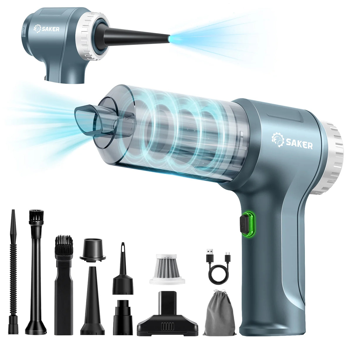 Handheld Vacuum Cleaner, 12000PA 3 in 1 Car Cleaning Kit W157