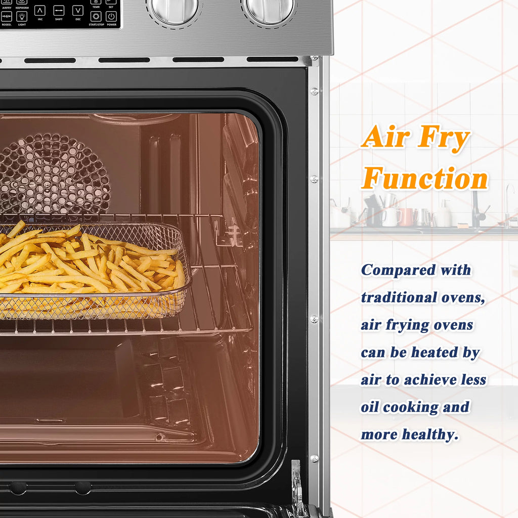 24 inch 2.9 Cu.ft Freestanding Electric Range with Convection Oven Y103