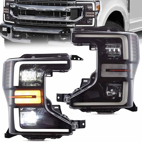 LED Headlights Assembly with Sequential Turn Signal and Dynamic Animation DRL N197721