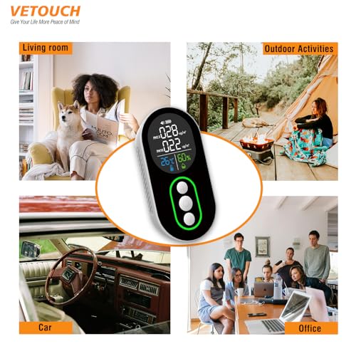 Air Quality Monitor, Pm2.5 & Pm10 Particle Detector, Temperature and Humidity Display E263037