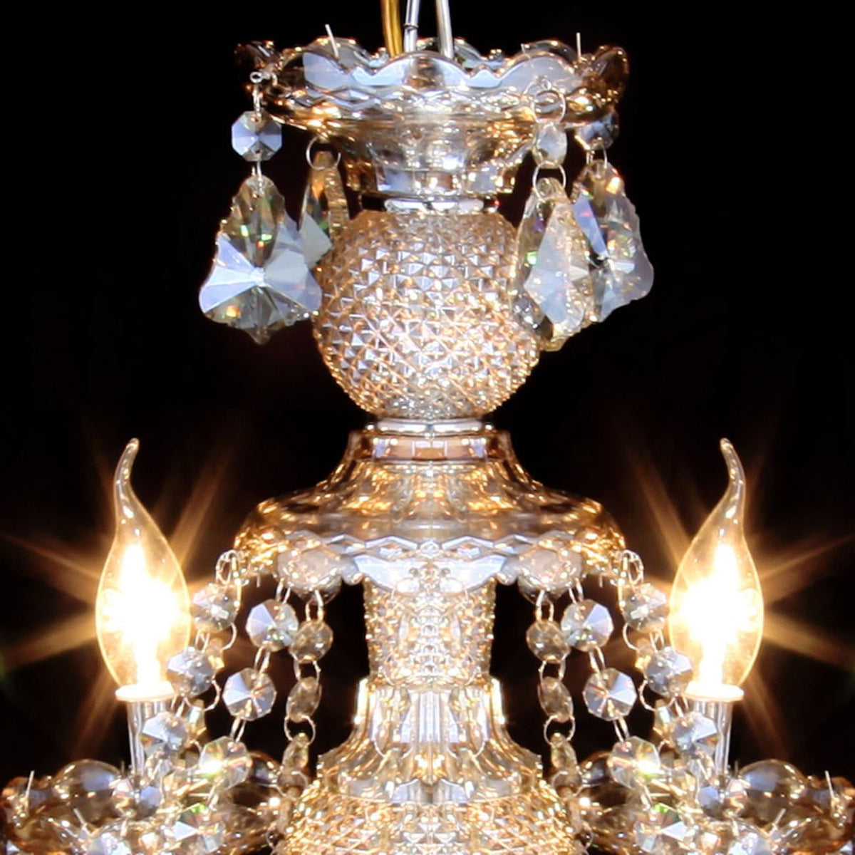 15 Lights Cognac K9 Crystal Chandelier I872