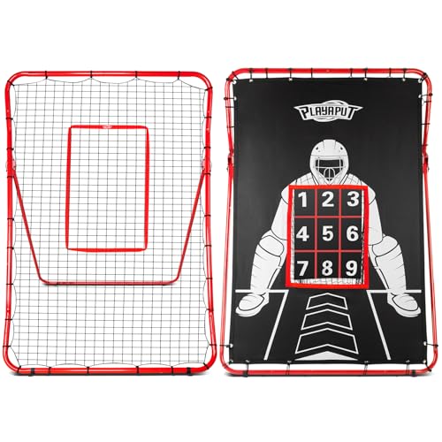 Adjustable Baseball Rebounder Net with Strike Zone M409733