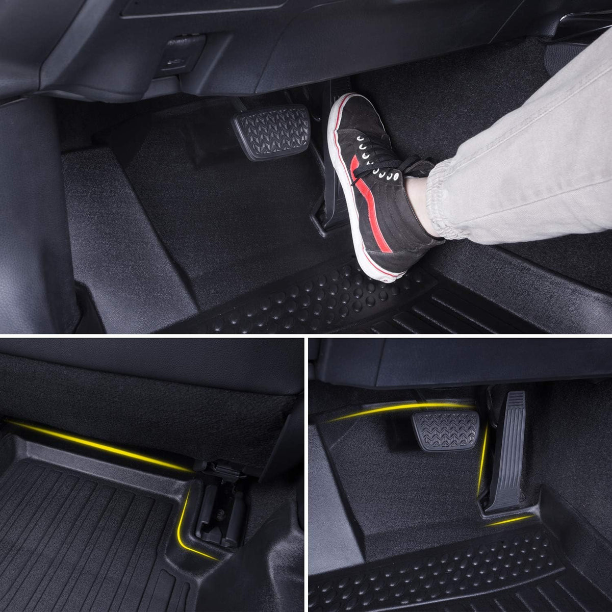 Black Floor Mats Liners R962