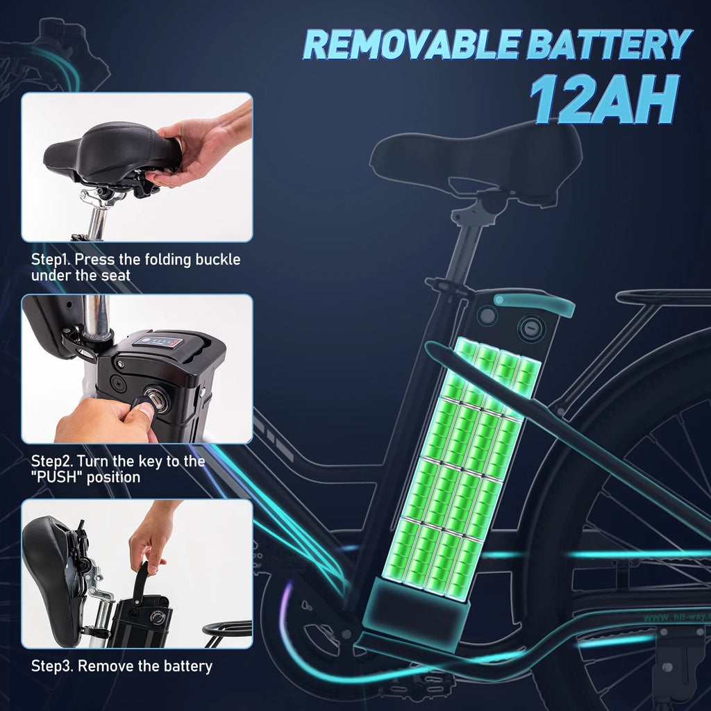 500W 36V 12AH Electric Bike E548068
