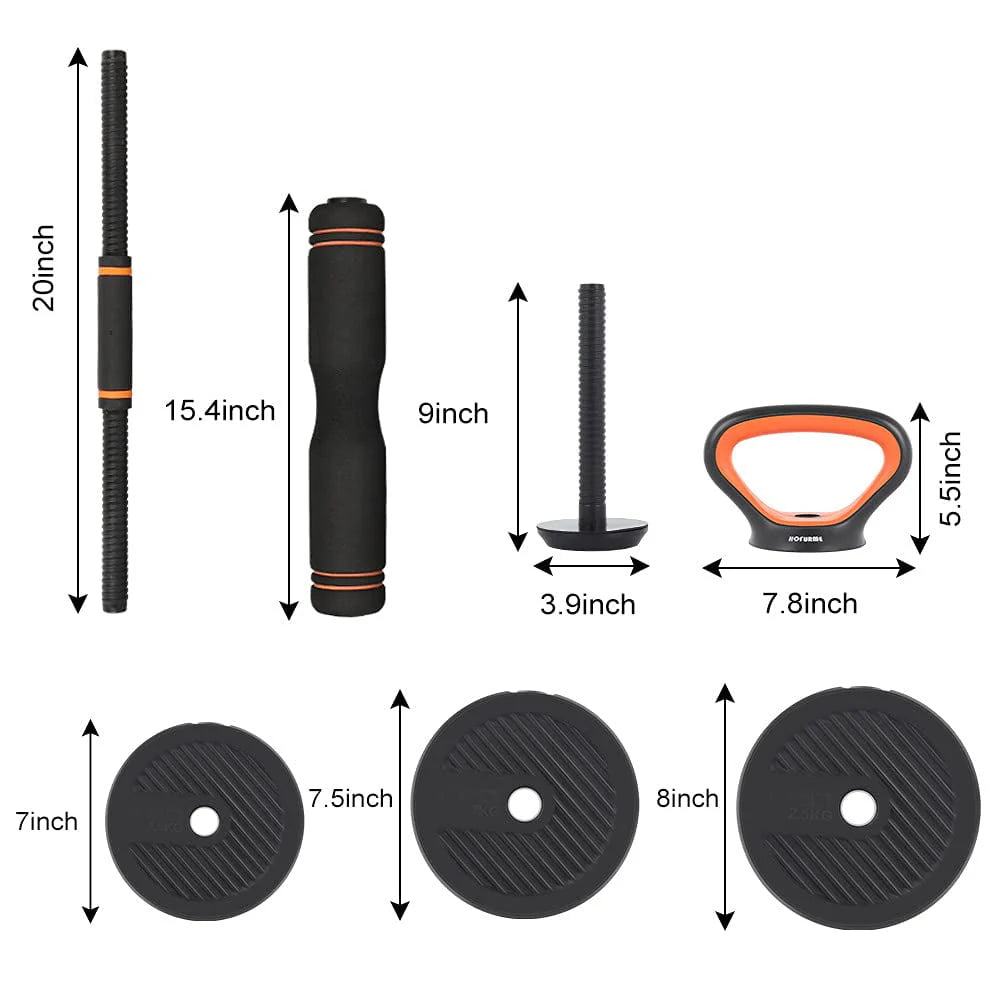 55lb Adjustable Dumbbell Set W21831