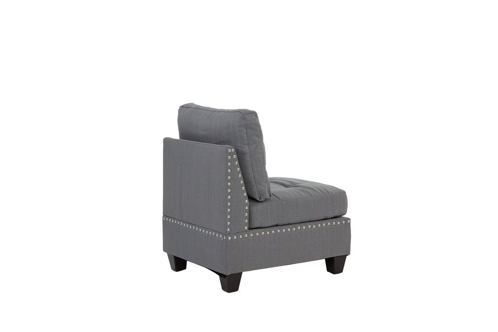 5 Pcs Modular Sofa Set Gray S28654