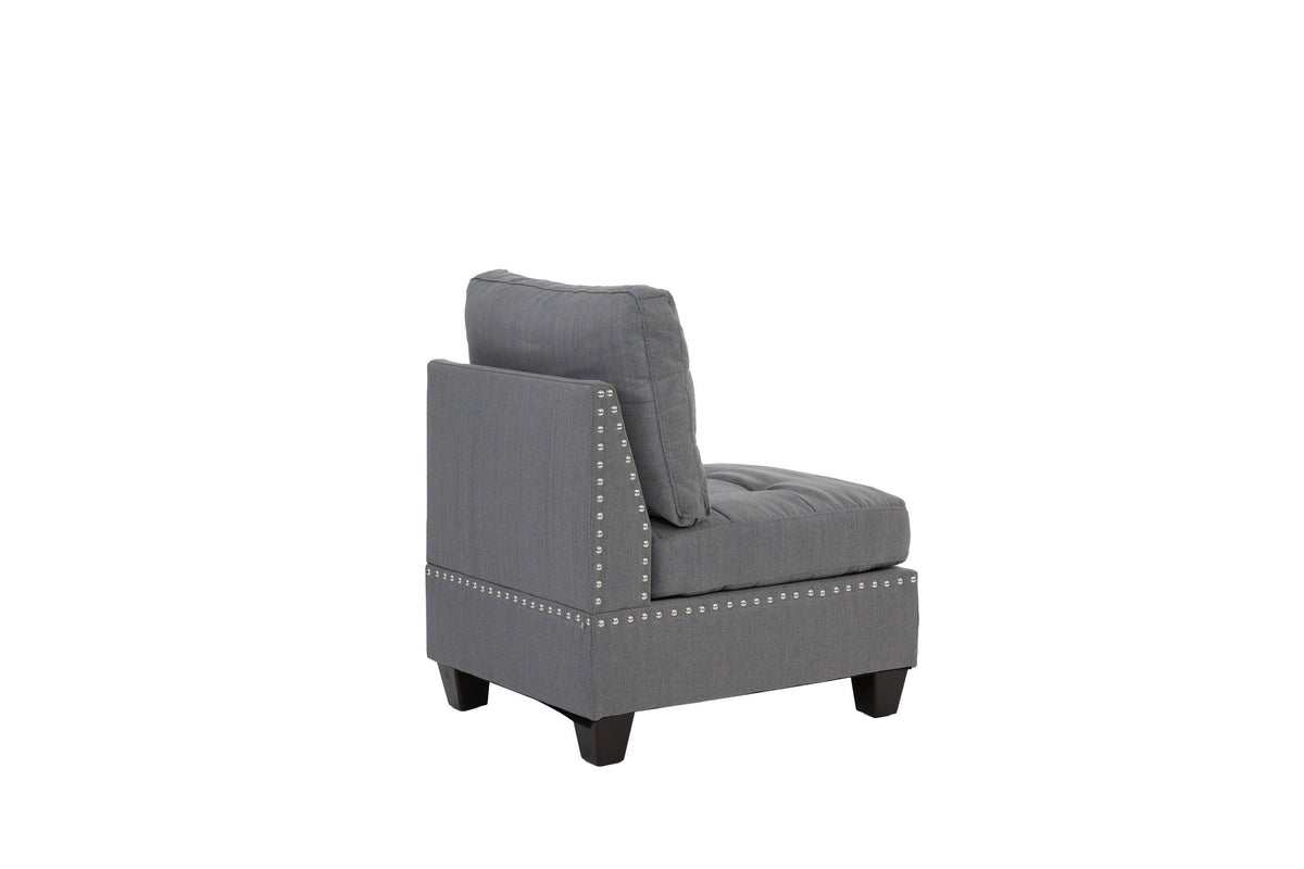 5 Pcs Modular Sofa Set Gray S28654