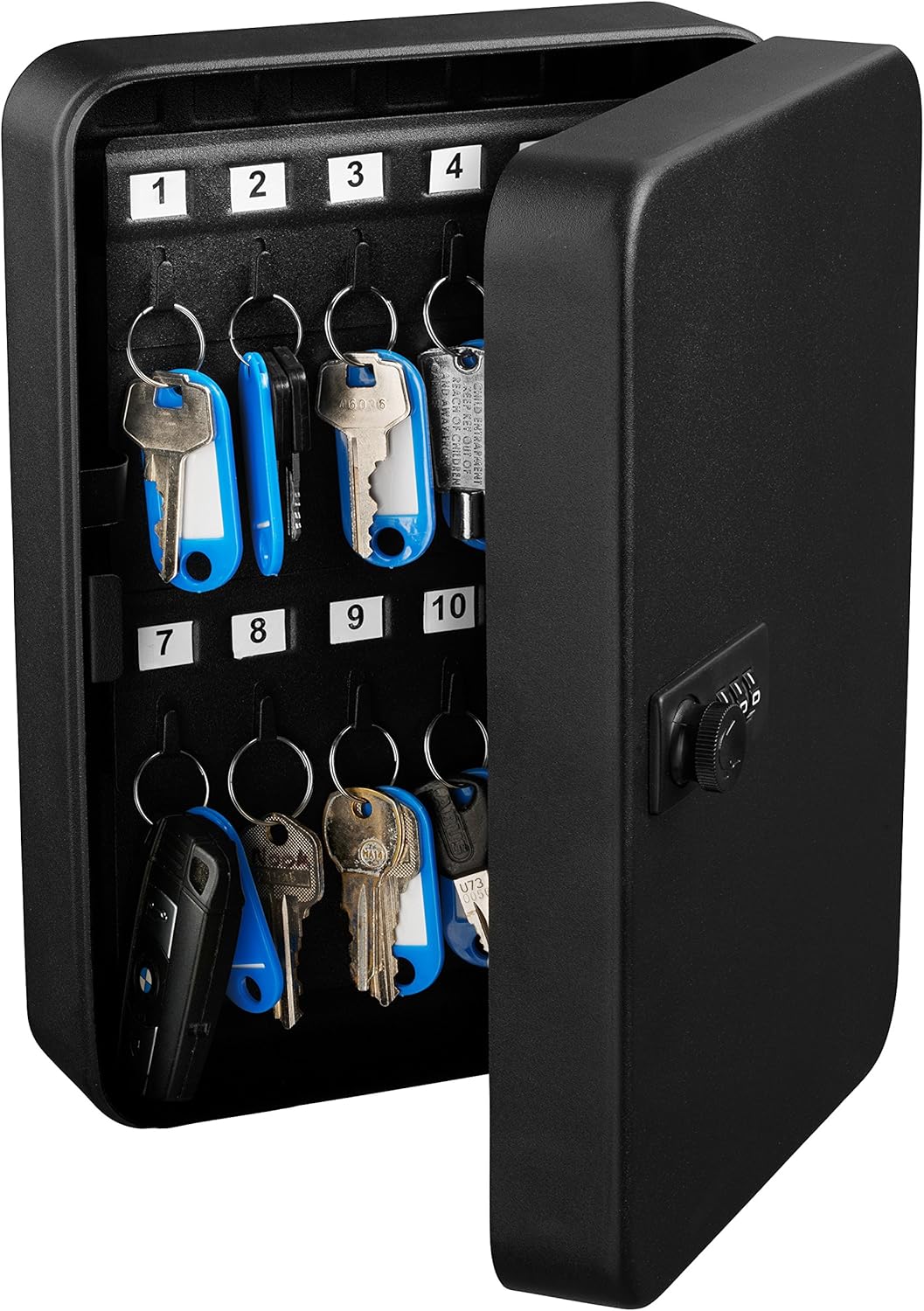 White Steel Security Cabinet Box with Combination Lock Y3991