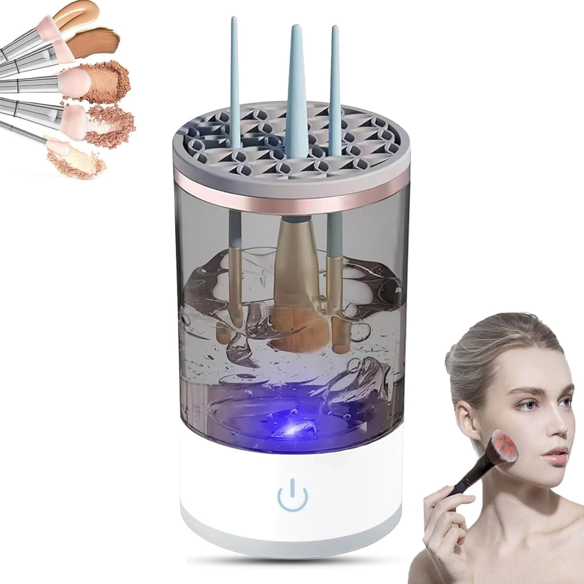 Electric Makeup Brush Cleaner Black P368