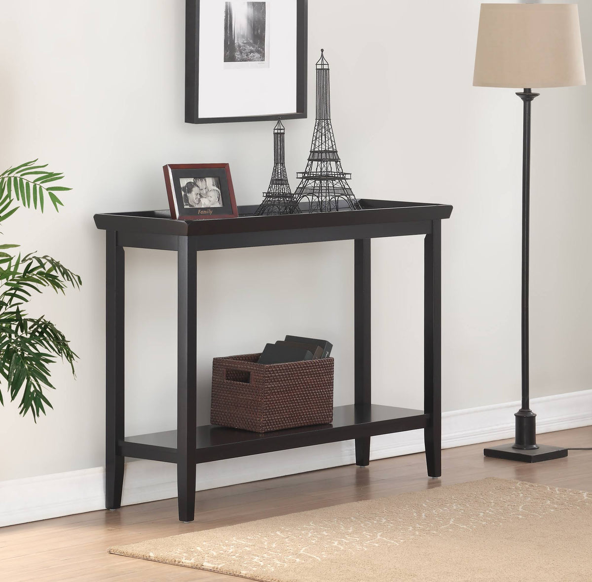 Black Console Table A228
