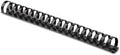 Plastic Comb Bindings, 1" 200-Sheet Capacity, Black, 10 Per Pack [Set Of 2] V931682