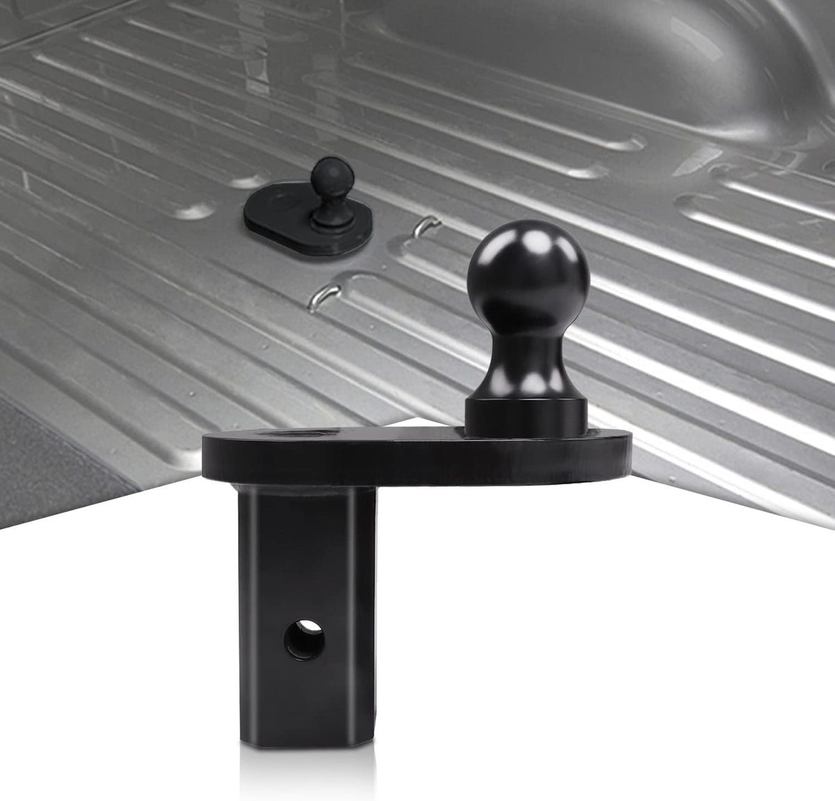 4" Offset Gooseneck Ball Extender, 2-5/16" Diameter, 20,000 lbs A47651
