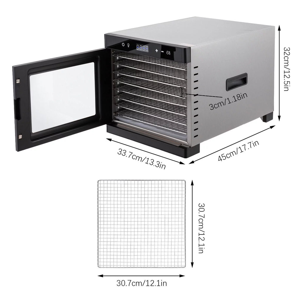 8 Trays Food Dehydrator Machine 700W X32972
