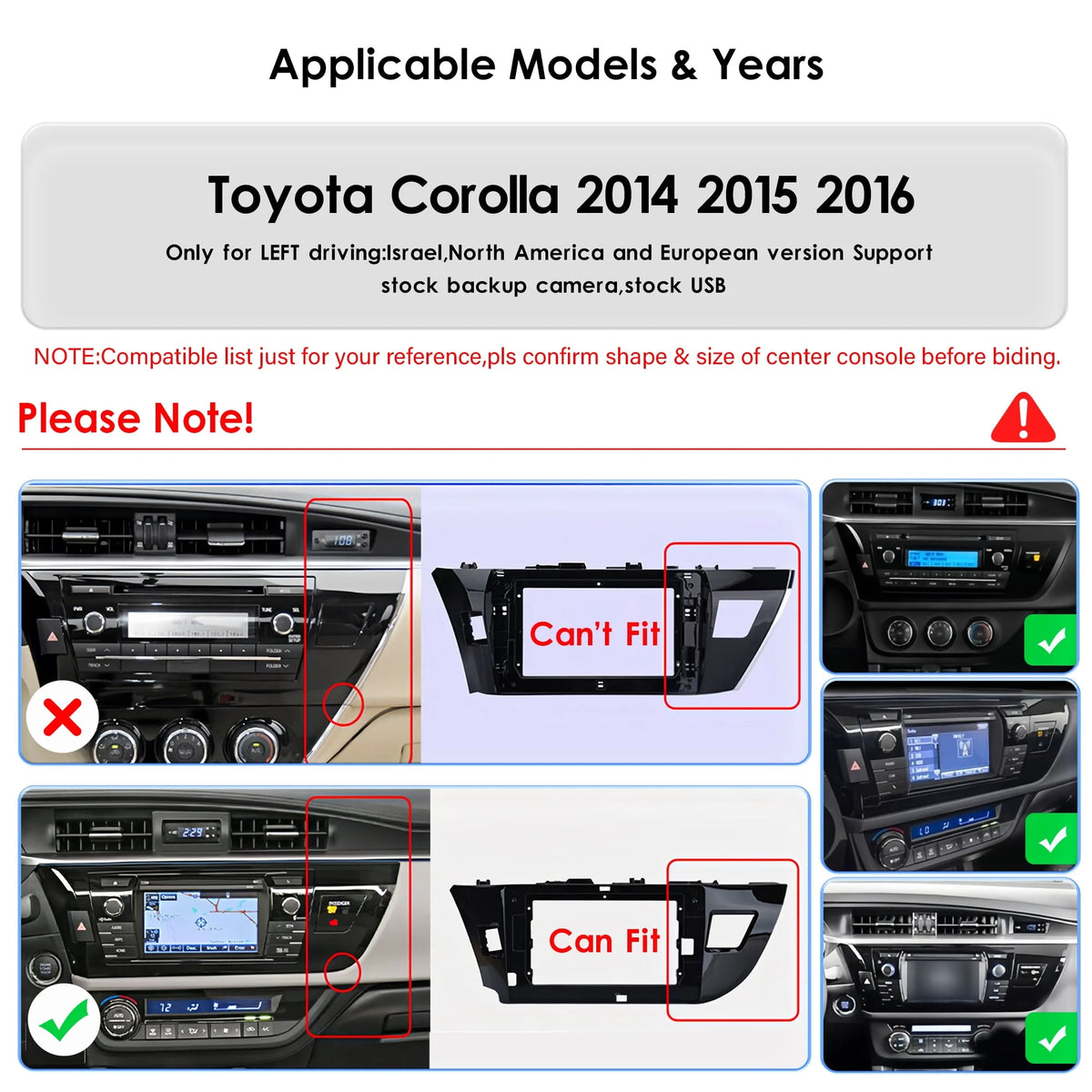Android 12 2+32GB Car Stereo Radio Carplay GPS Navigation O1910