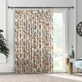 Multicolor Jacquard Pinch Pleat Curtain Panels P3496
