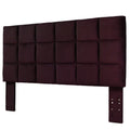 Purple Flannelette Headboard Full/Queen A91353