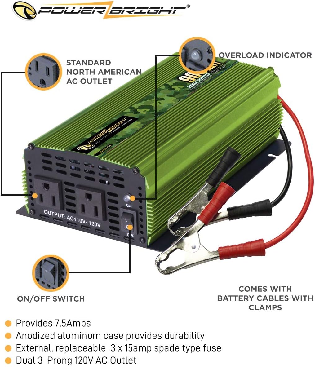 2300 Watt 24V Power Inverter with Dual 110V AC Outlets I48642