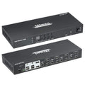 HDMI Dual Monitor KVM Switch 4 HDMI PCs + 2 HDMI Monitors 4K @60Hz Black J544