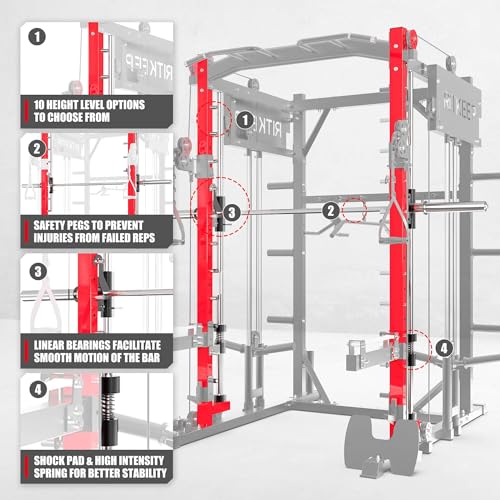 Smith Machine with Jammer Arms & Leg Press P87120