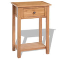 Solid Oak Wood Console Table E513