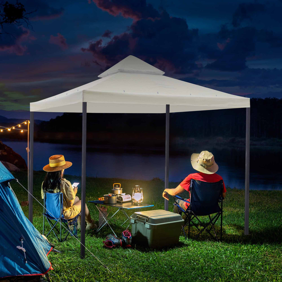 Ivory Canopy Top Replacement for 10'x10' Gazebo Cover R24066