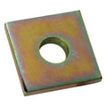 3/8 in. Square Strut Washer Gold Galvanized 50 Pieces R510723