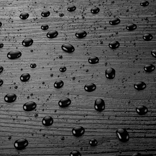 Black Peel and Stick Vinyl Floor Tile 18-Planks 6x36 O500