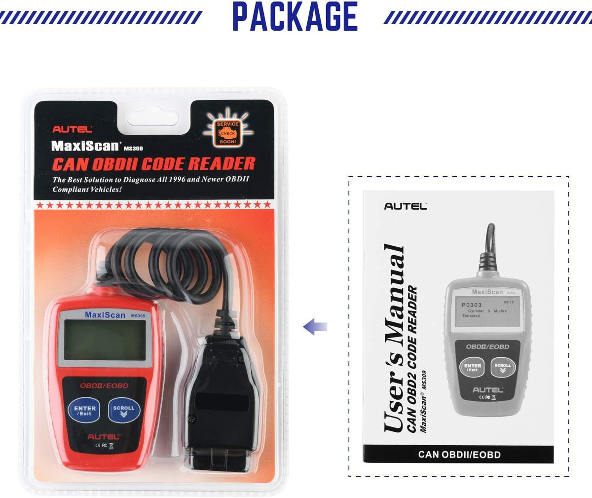 OBD2 Scanner Universal Car Engine Fault Code Reader Y6889
