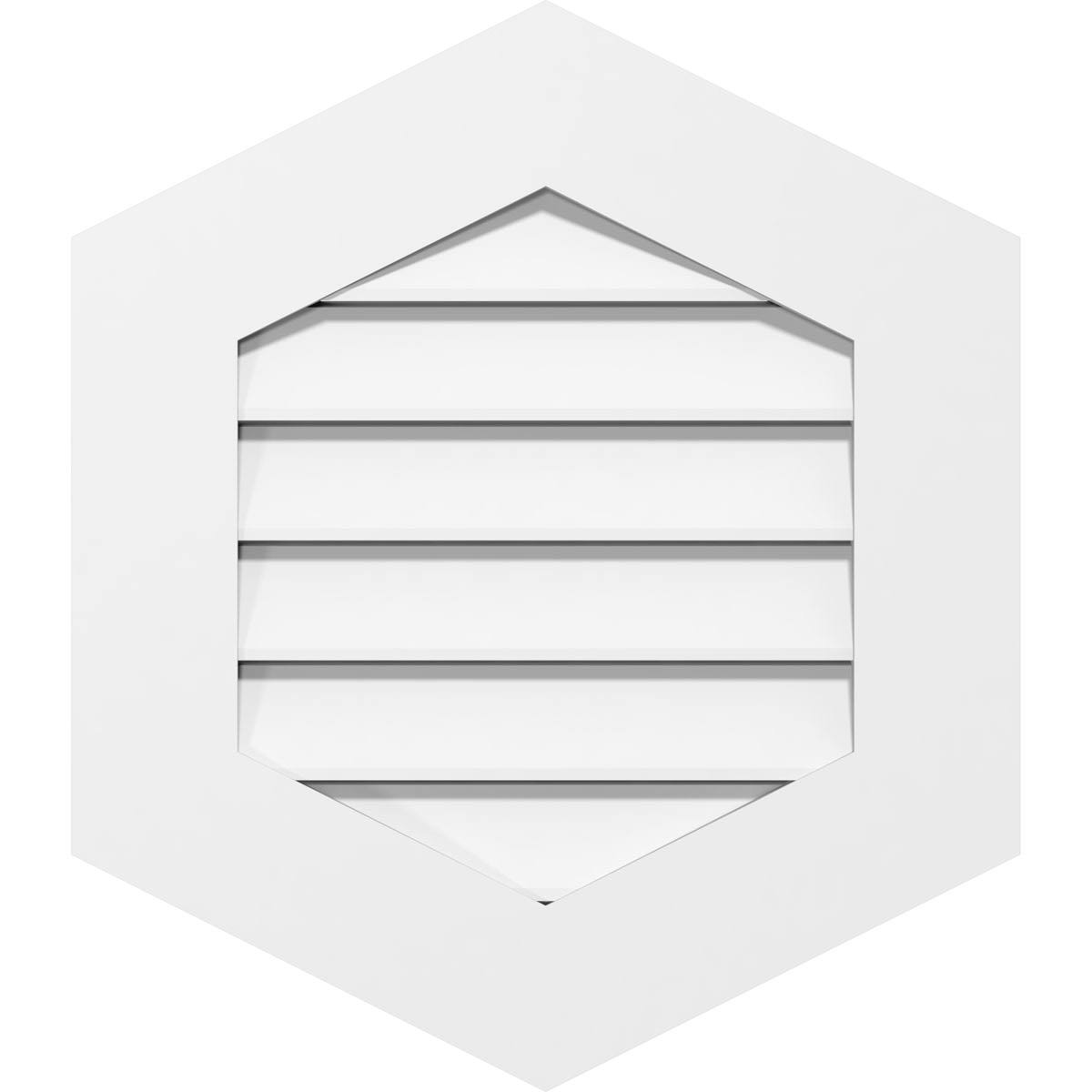 PVC Gable Vent L657