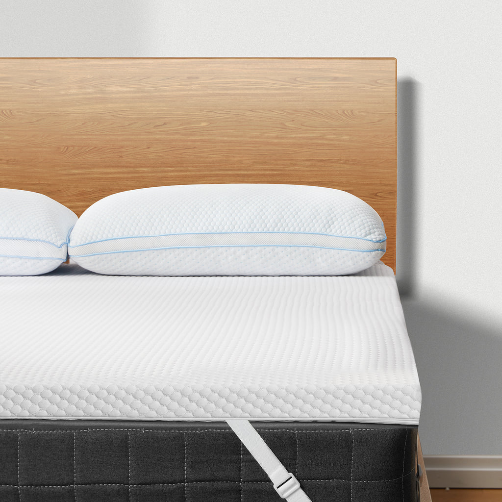 Twin Gel Memory Foam Mattress Topper with Removable Washable Cover R2000