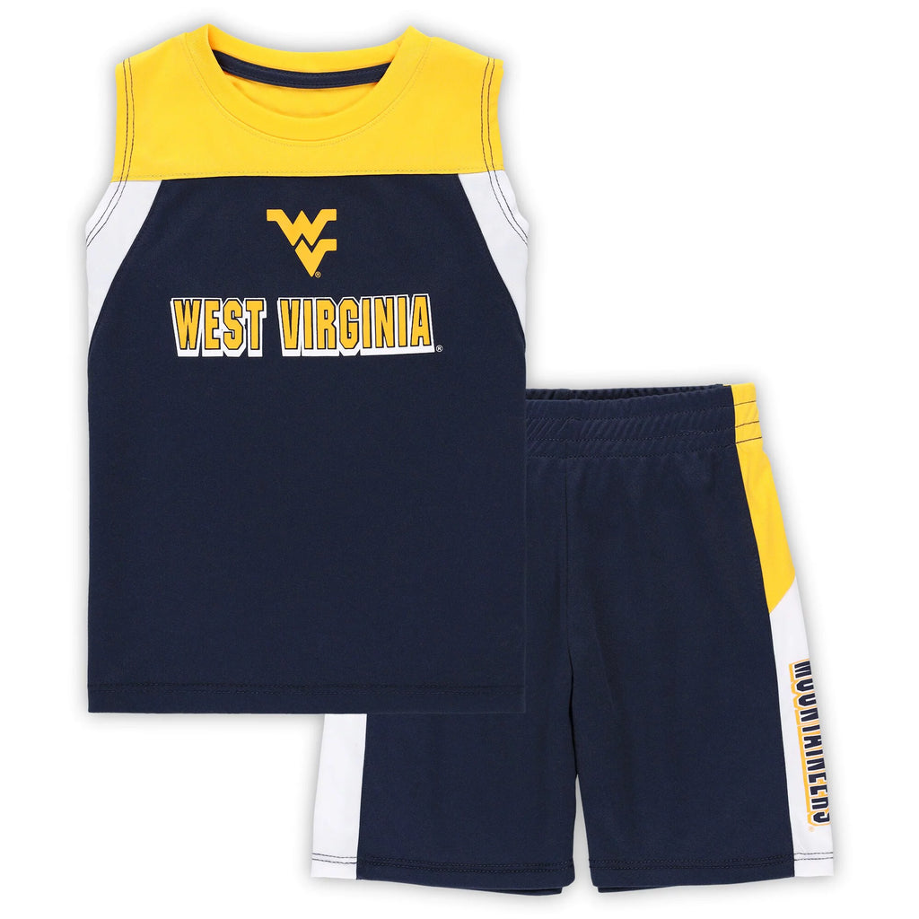 Navy Toddler Tank Top & Shorts Set J1568