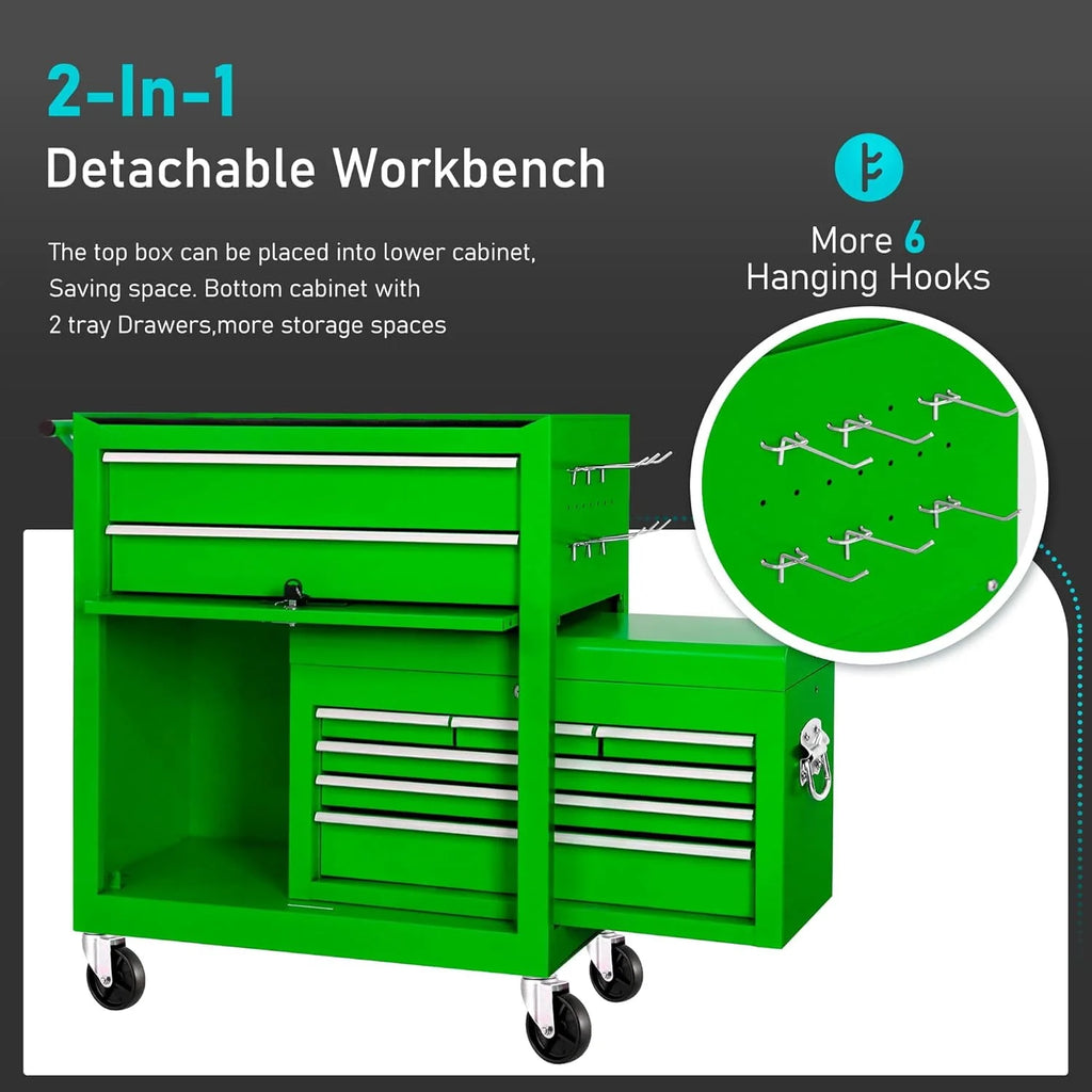 Rolling Metal 8 Drawer Tool Chest & Cabinet B711691