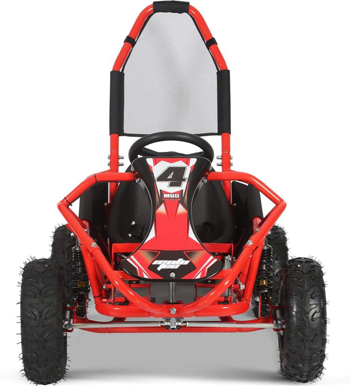 Red 98cc Go Kart Full Suspension A21607